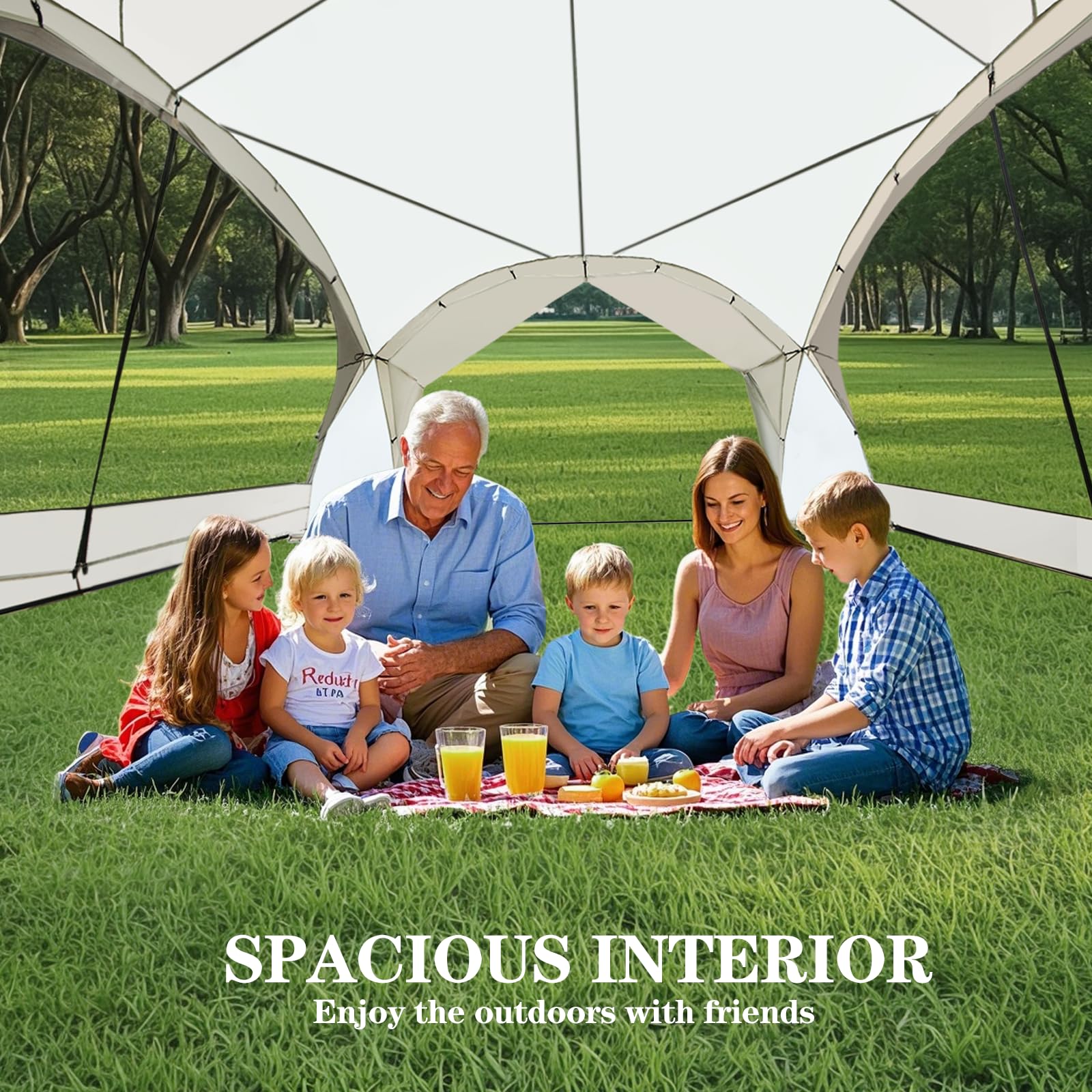 Thinlute beach canopy portable bag, convenient storage and carry