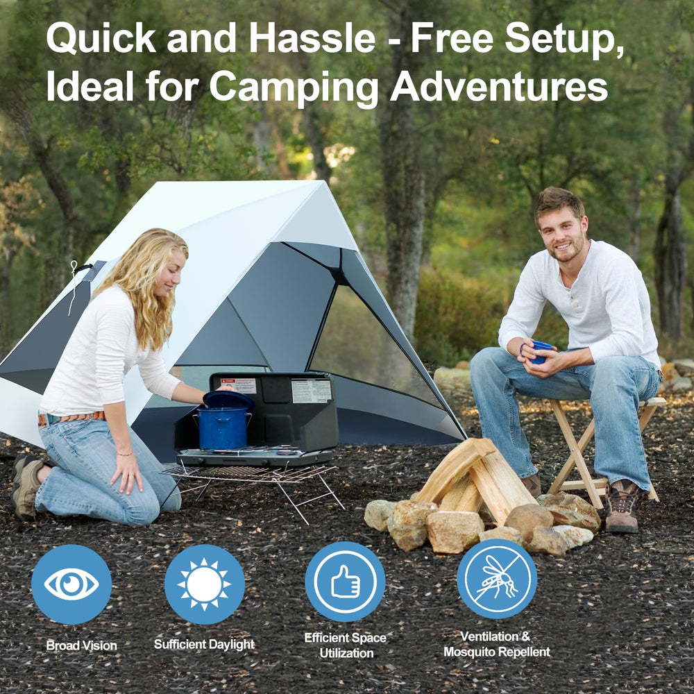 Thinlute Pop Up Beach Tent versatile for lakes, picnics, and camping.