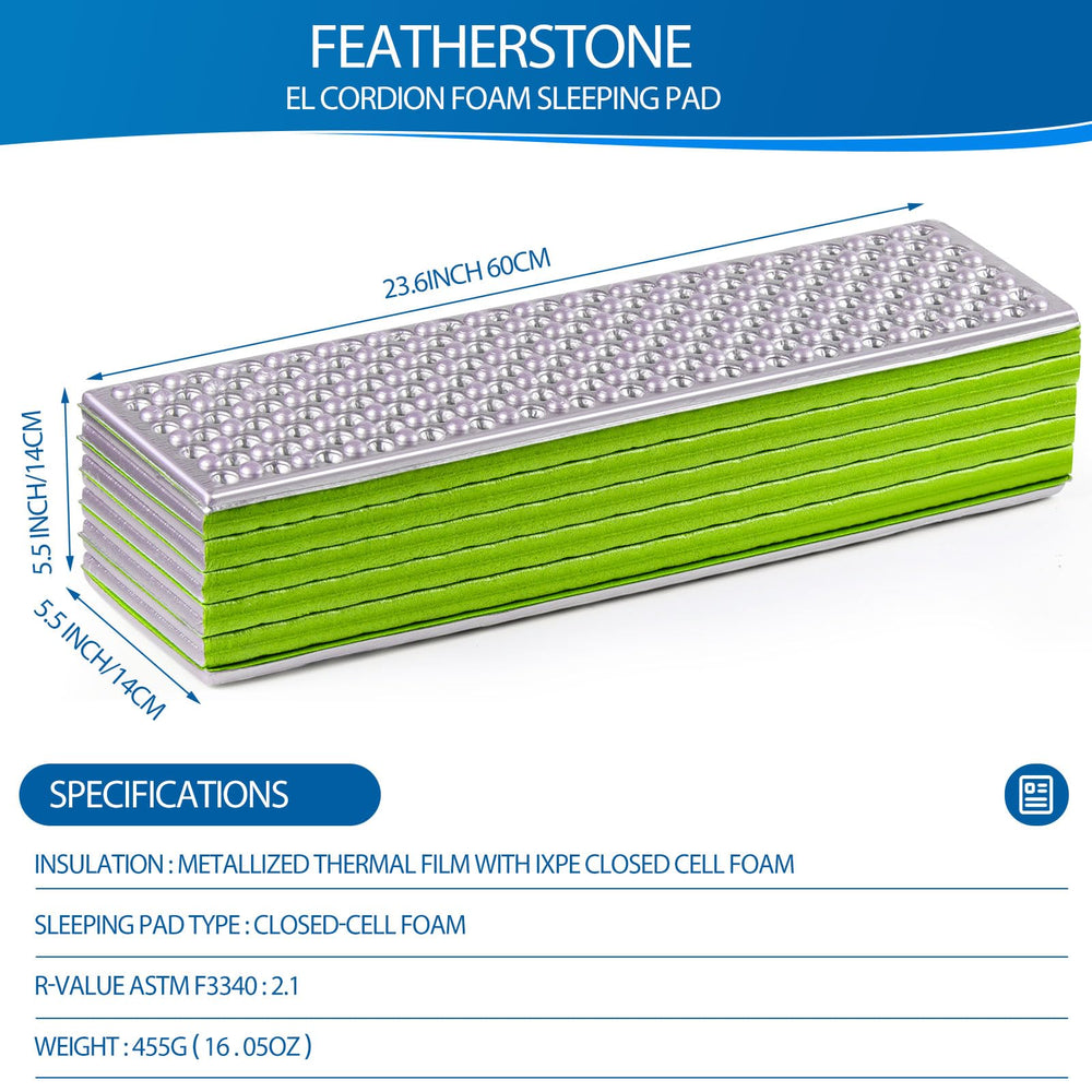 THINTON foam camping pad warmth insulation-2-1 rating suggests reliable outdoor warmth