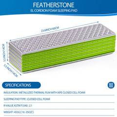 THINTON foam camping pad warmth insulation-2-1 rating suggests reliable outdoor warmth