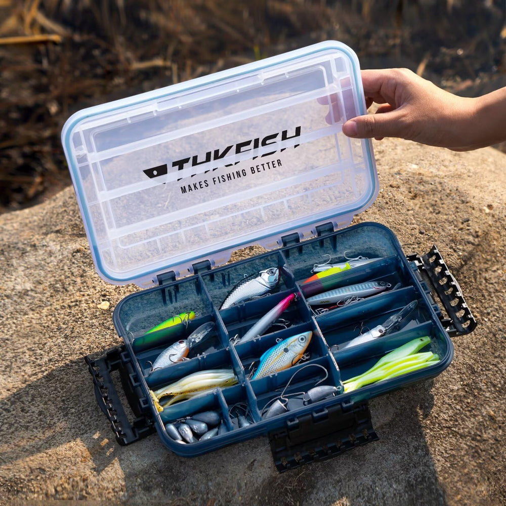 THKFISH 3600 tackle box floating design aids quick retrieval after splash