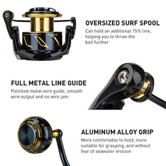 Close-up of 8+1 stainless steel bearings