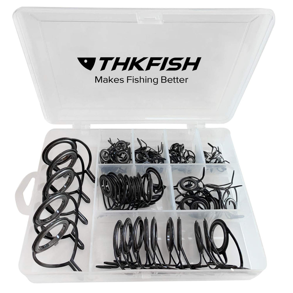 Portable storage box for the THKFISH 75-piece rod guides kit
