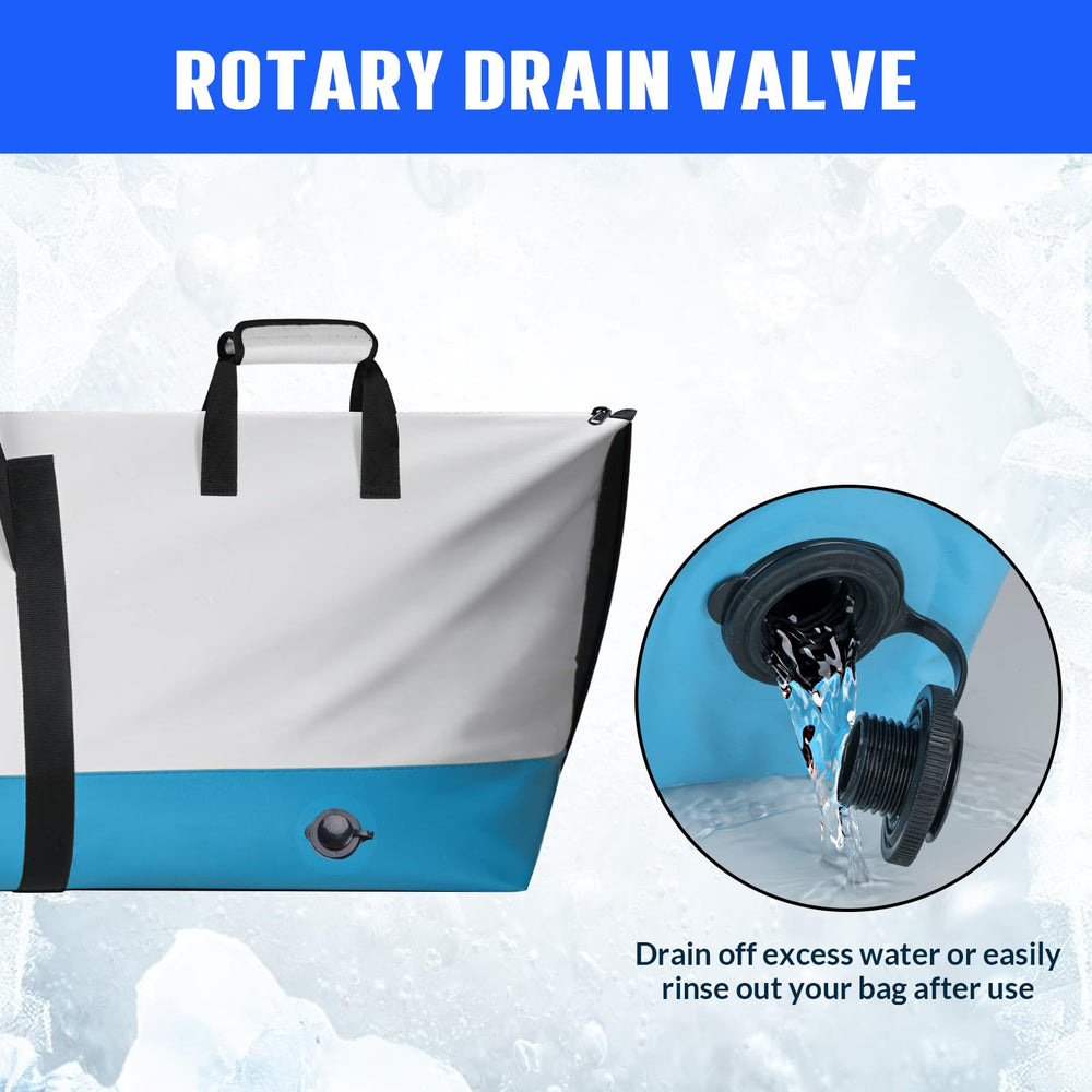 Waterproof zipper with long puller on THKFISH bag