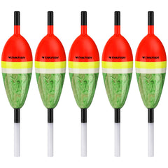 THKFISH balsa wood slip bobbers set - size 1in x 2.5in x 5in