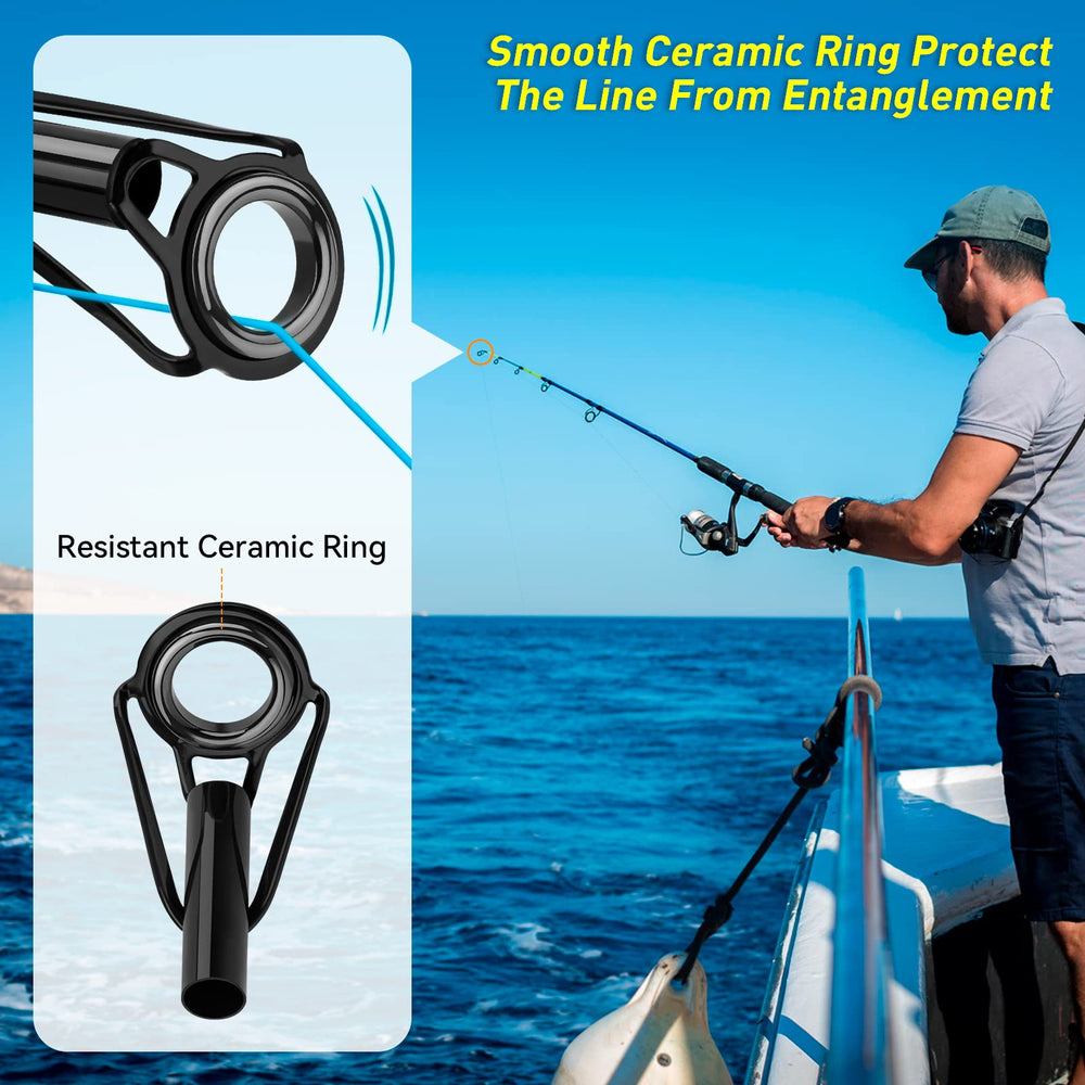 Complete set for baitcasting and spinning rods