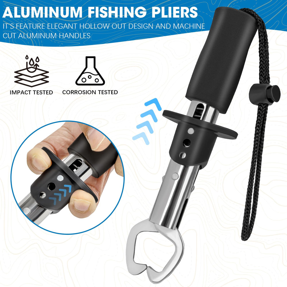 THKFISH sheath-pliers-lanyard keeps pliers secure on the water.
