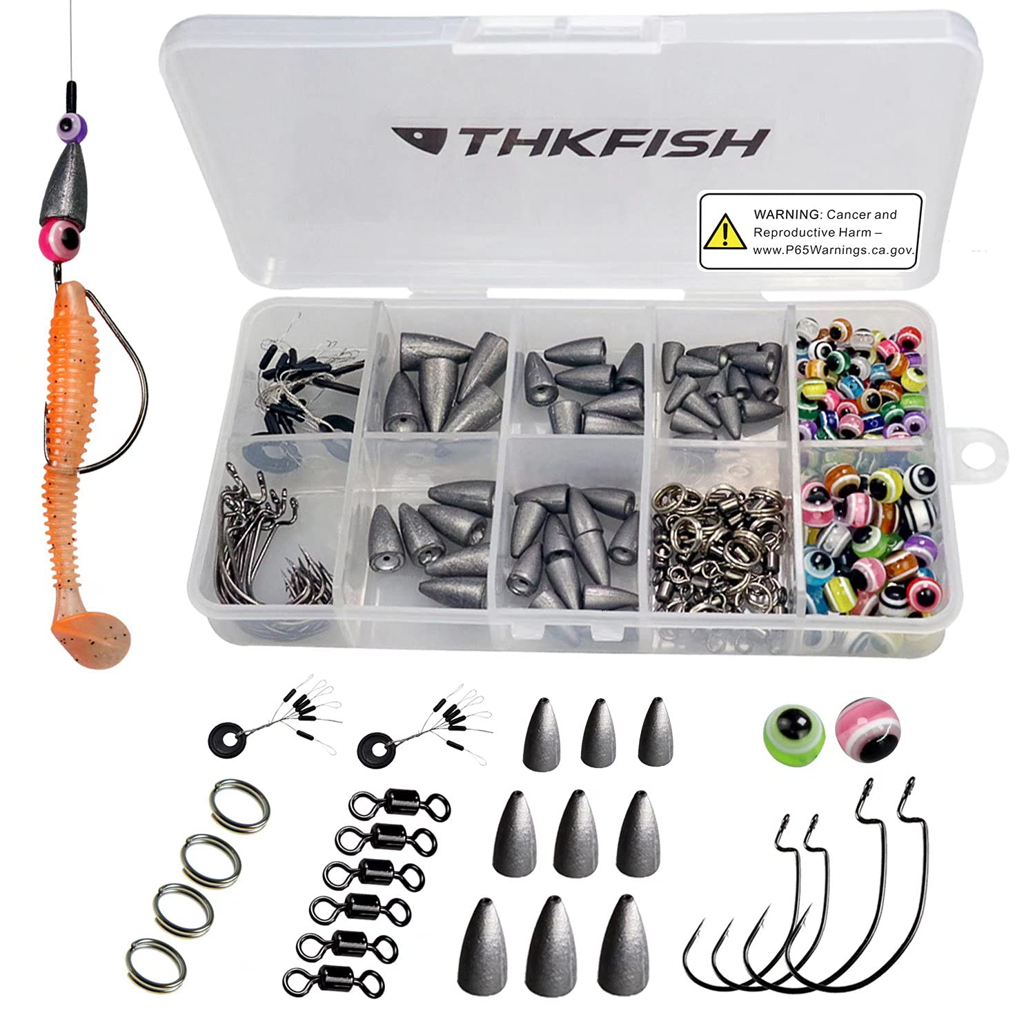 Cover image for THKFISH 219pcs Fishing Accessories Kit
