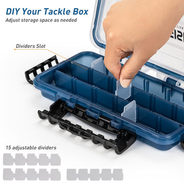 Translucent lid protects lures from sun damage