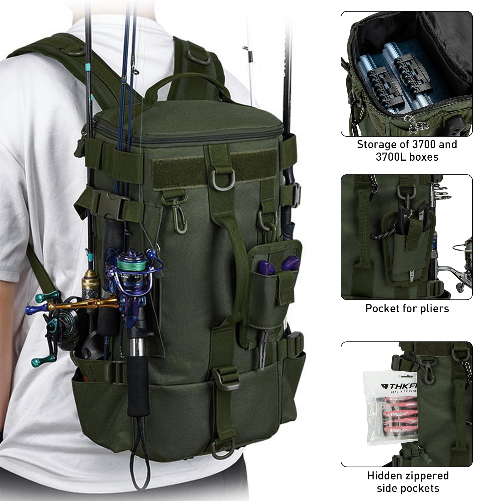 THKFISH 85-piece lure kit offers versatile options for freshwater and saltwater casting.