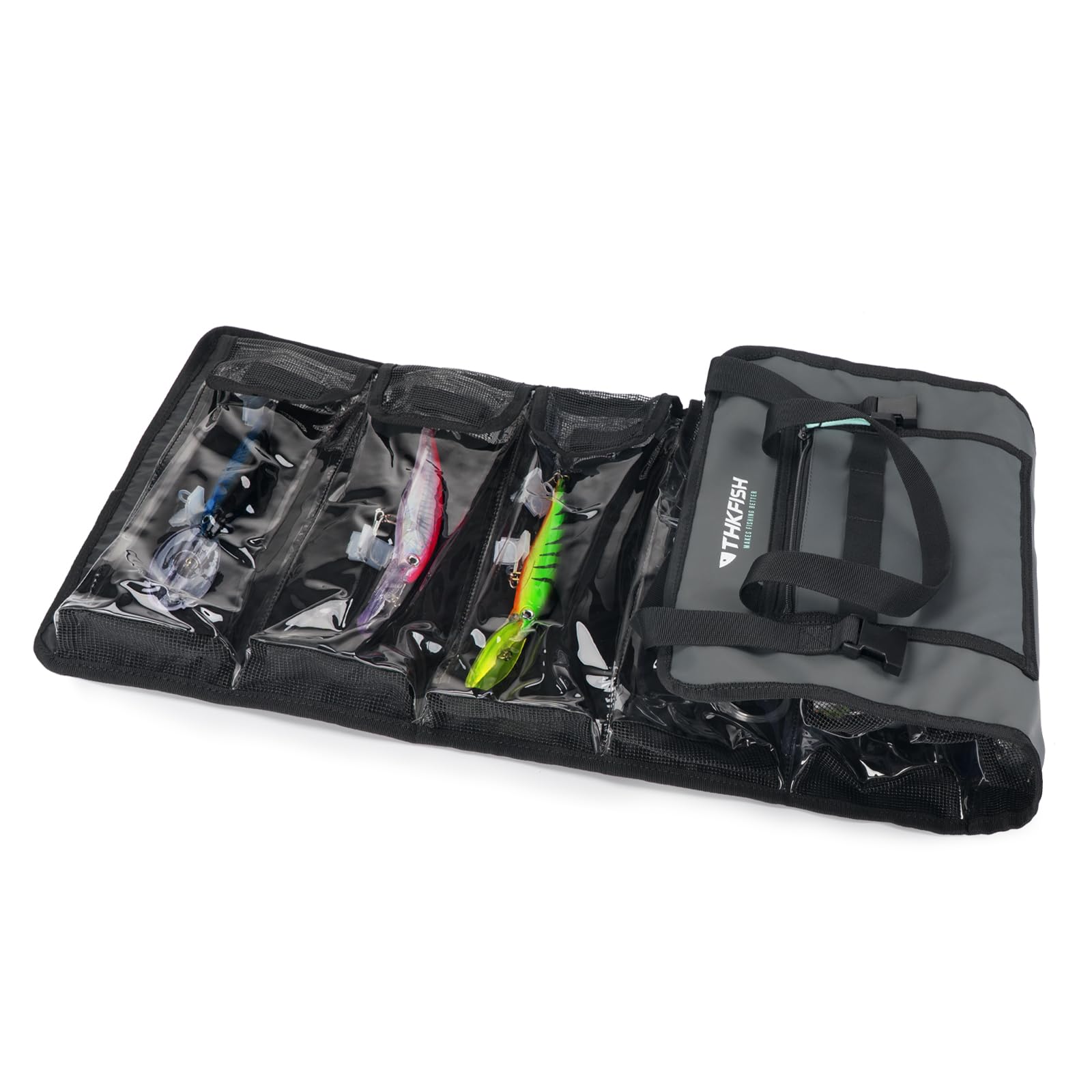 Close-up of the durable 1000D PVC material