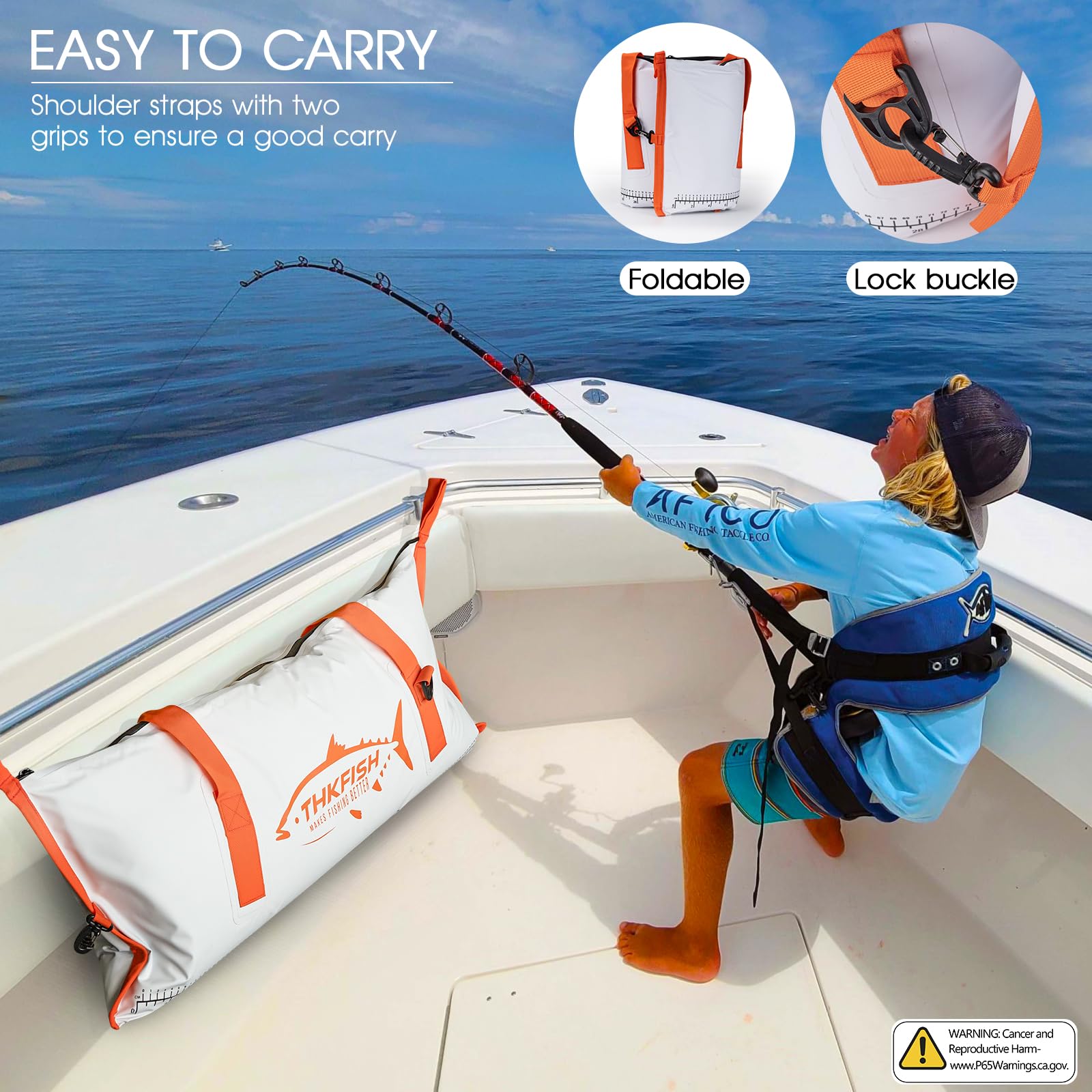 THKFISH drain valve indicates easy cleaning without leaking water and fish blood