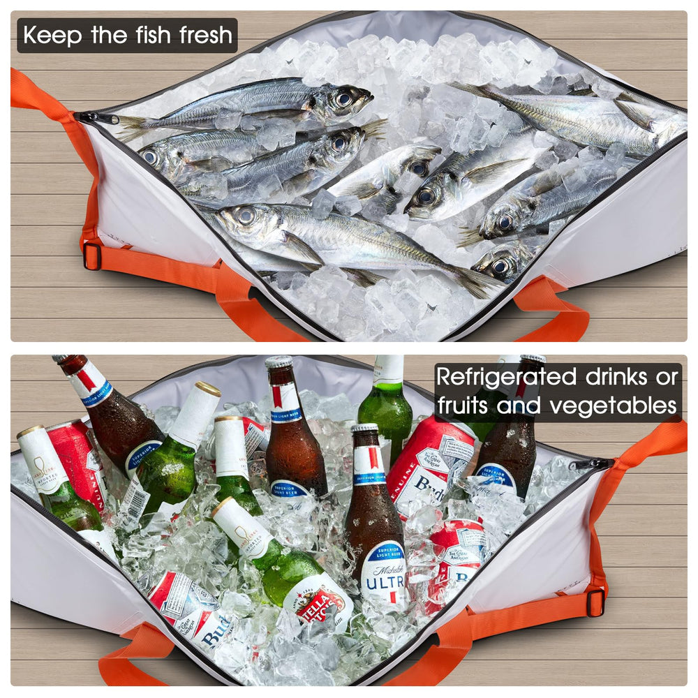 THKFISH large-catch storage with ice remains cold for longer on the water