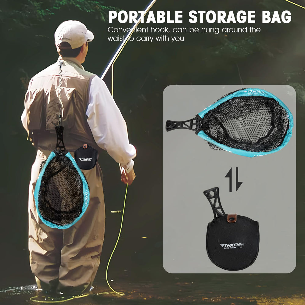 Portable fly fishing gear with tackle bag included