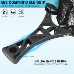 Rubber-coated mesh trout net for safe catch and release