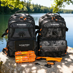 THKFISH two-way tackle box and backpack setup enables quick tool access