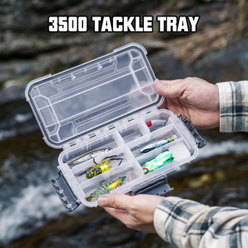 THKFISH waterproof tackle box cam latches secure gear during transport.