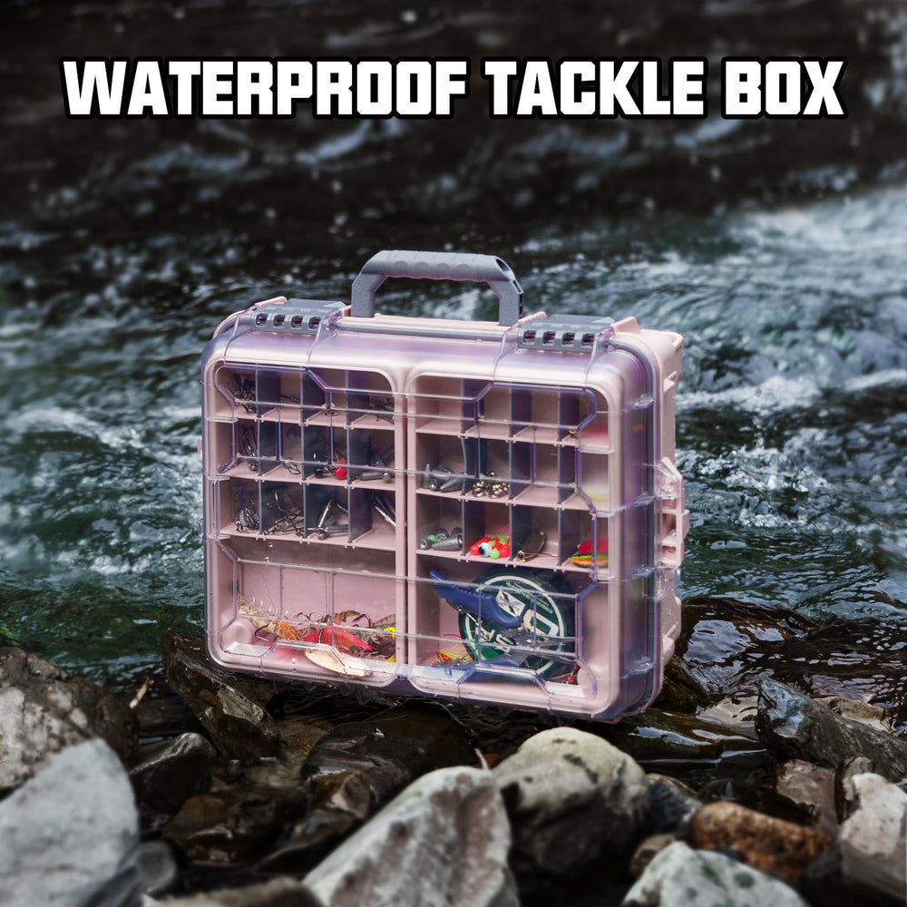 THKFISH waterproof tackle box two 3500 boxes demonstrates scalable organization for gear.