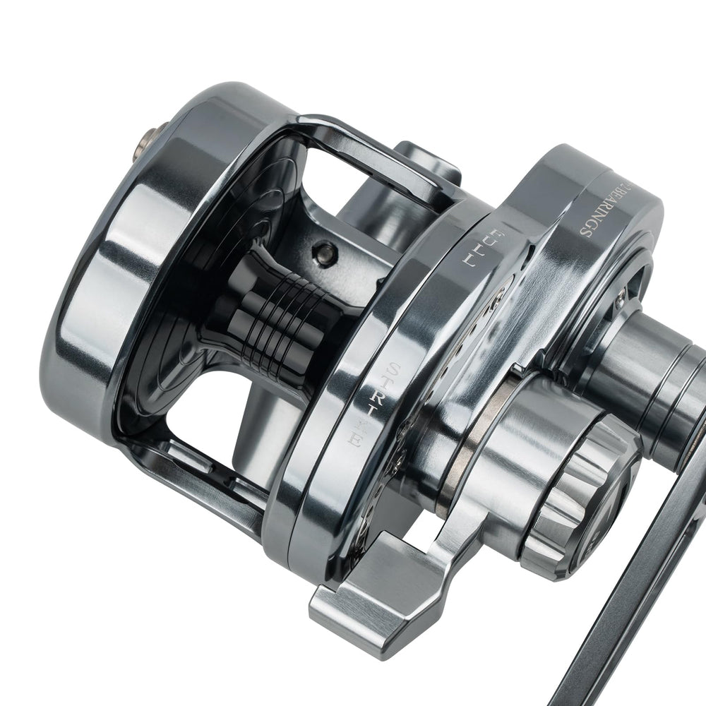 Lever drag control and dual carbon drag on THKFISH reel