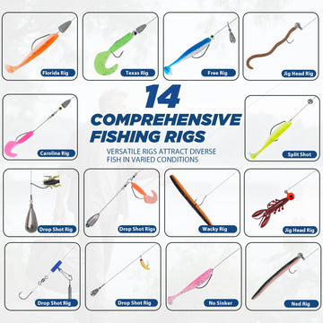 Gift-ready THKFISH 400-piece fishing lures kit for men
