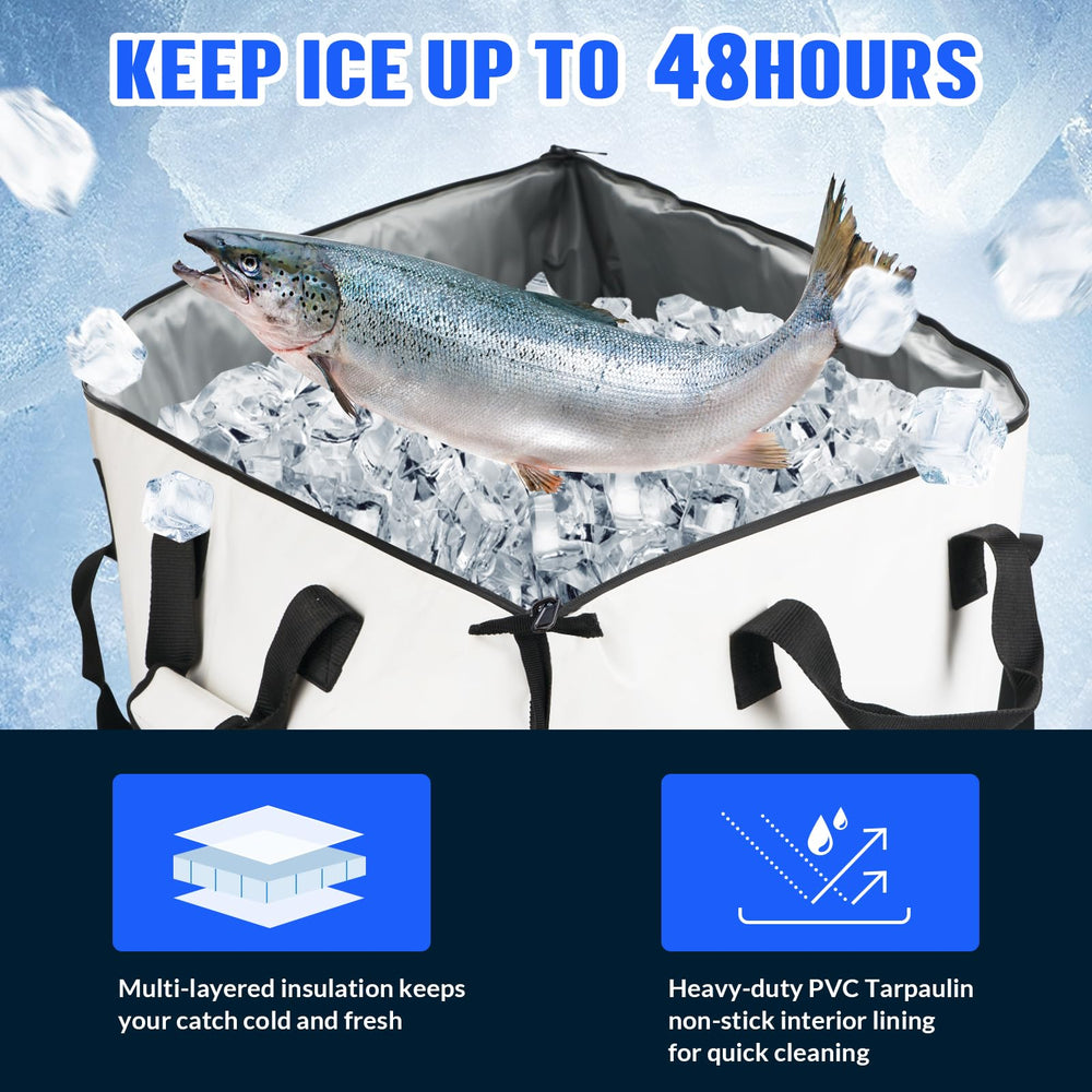 THKFISH cooler bag rugged and waterproof for harsh conditions.