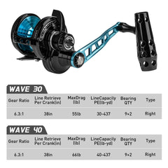 THKFISH slow-pitch jigging reel drag system demonstrates smooth, strong stopping power