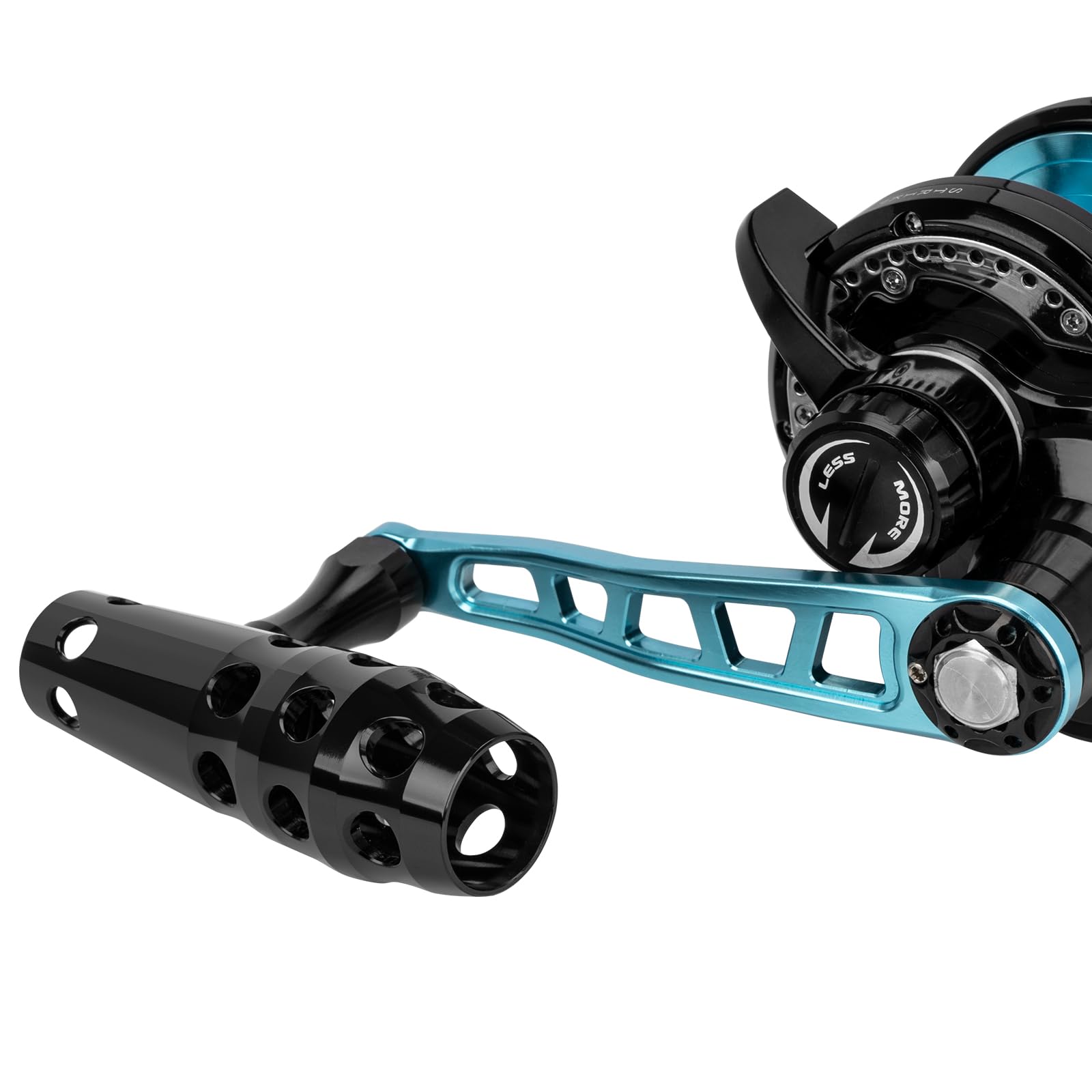 THKFISH slow-pitch jigging reel ergonomic handle in a fishing setup