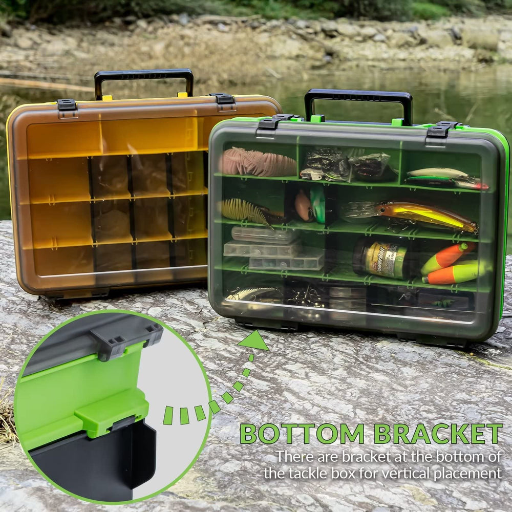 THKFISH tackle box bottom stabilizer keeps the case upright during transport.