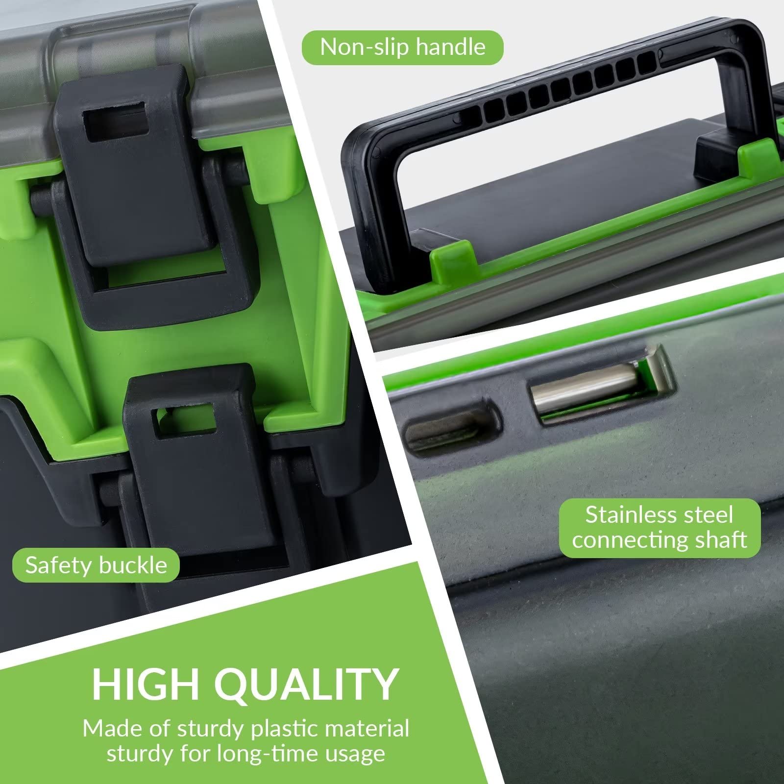 THKFISH tackle box is versatile for boat, car trunk, or workshop storage.