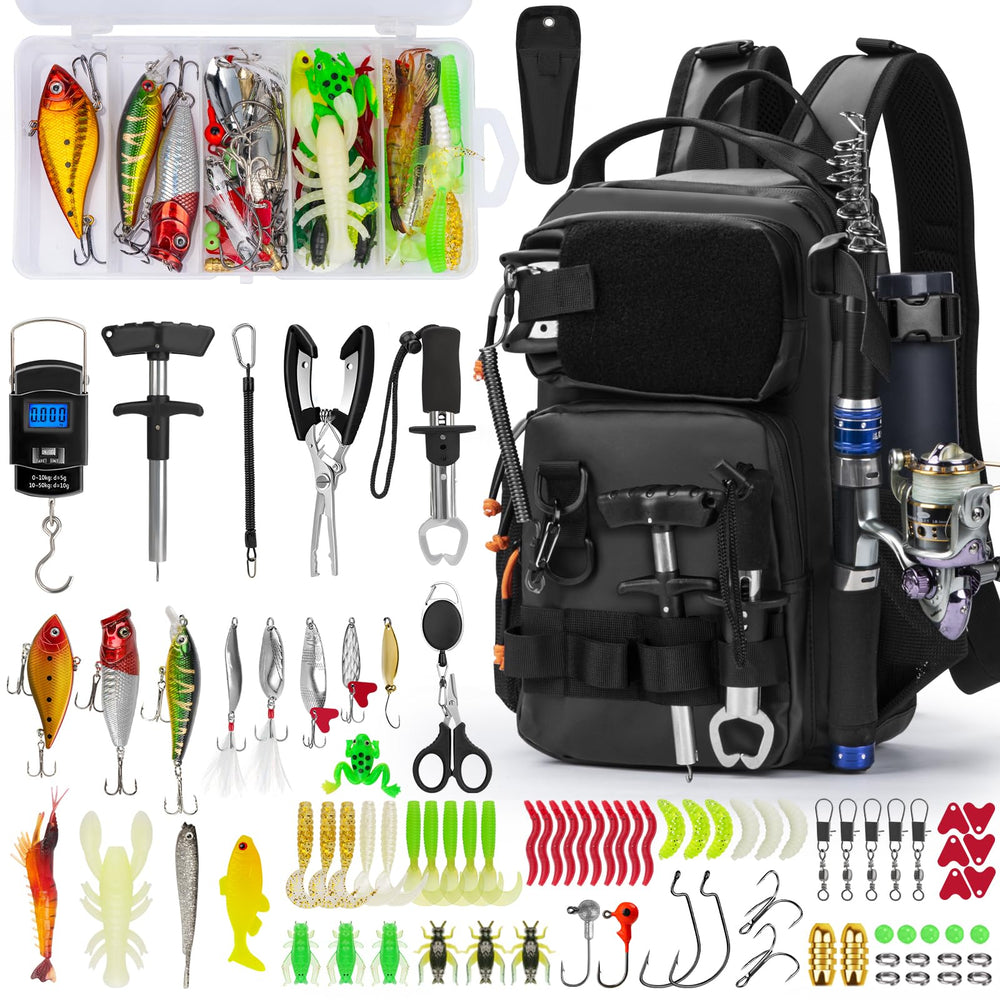 THKFISH fishing backpack with rod holder keeps gear organized for day trips.