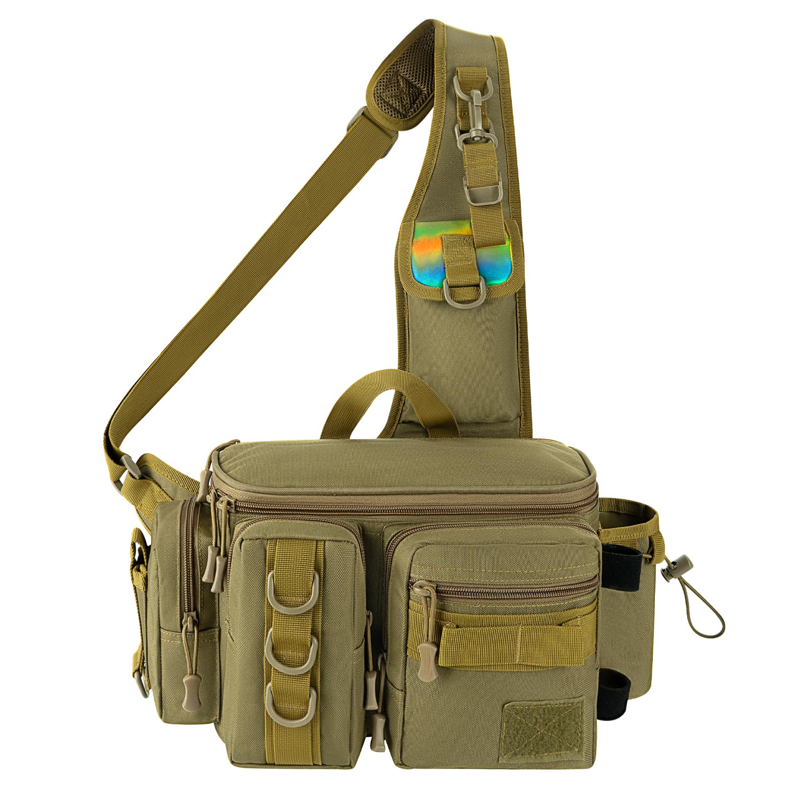 THKFISH tackle bag front view shows quick-access design for on-the-go fishing
