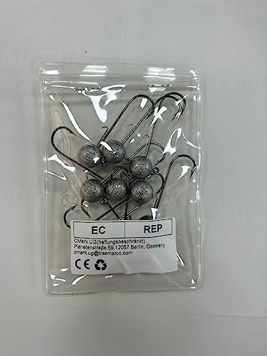 Package contents: 10 jig heads per pack