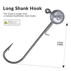 THKFISH ball jig head silver 1/6 oz