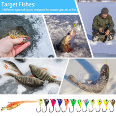 THKFISH glow-in-the-dark jig attracts fish from deeper water during dim light