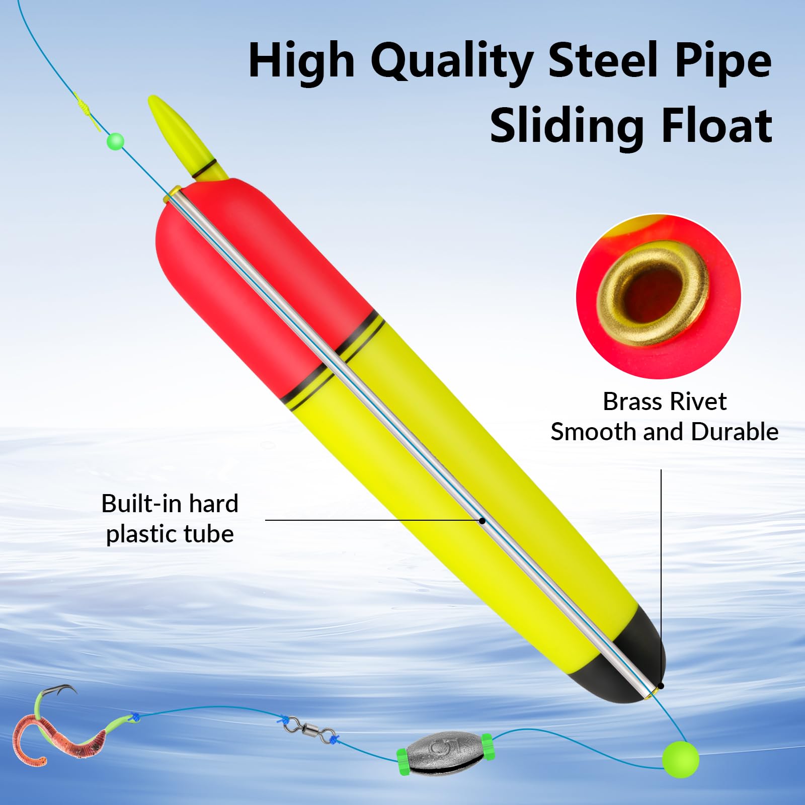 Slider/adjustable slip bobber setup