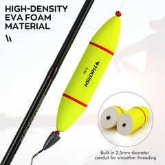 Long casts with slip bobber for deep water fishing
