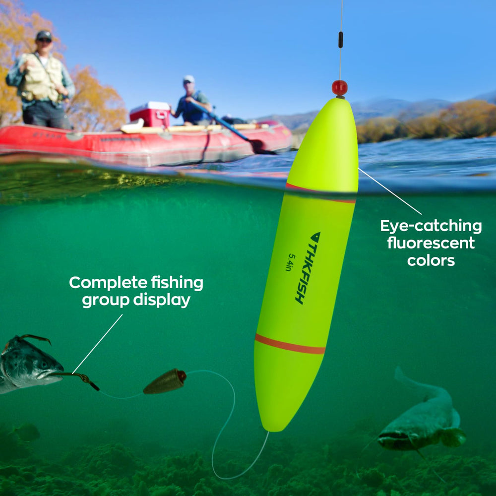 Three float sizes: 1/2 oz, 1-1/7 oz, 1-4/7 oz