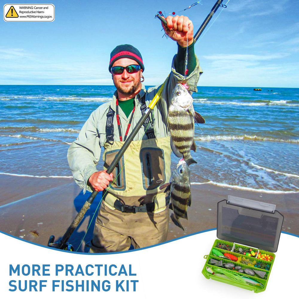 Gift-ready THKFISH Surf Fishing Tackle Kit for fishermen