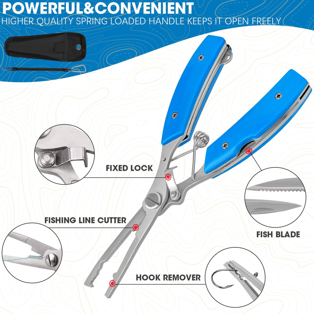 Assorted fishing accessories and weights