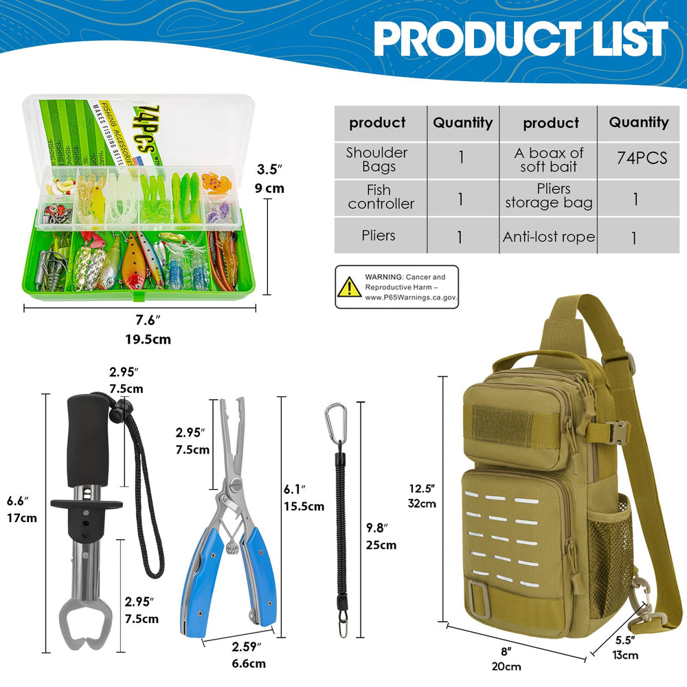 Hook remover, pliers, and lanyard from toolkit