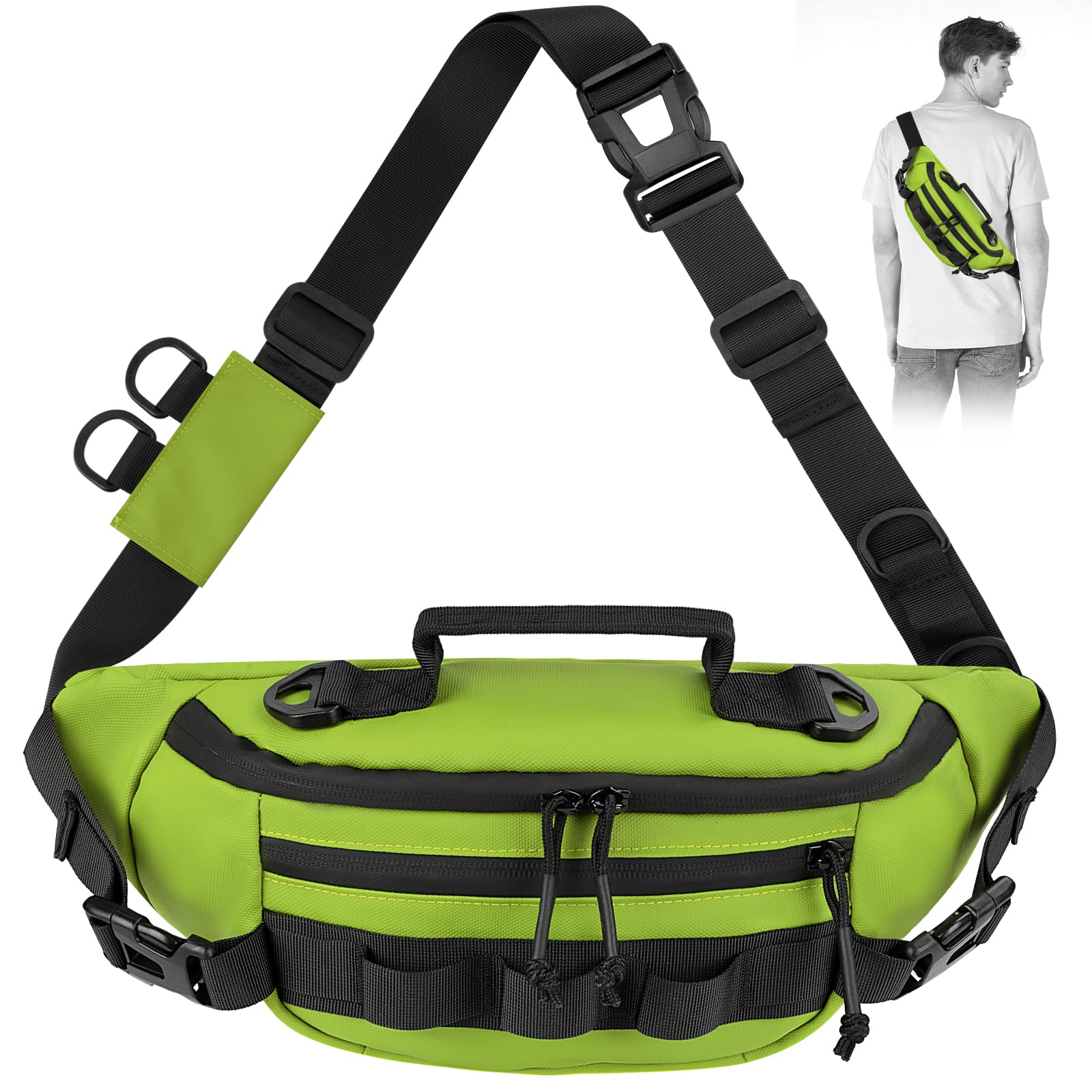 Main image showing THKFISH Fishing Waist Pack, compact and lightweight