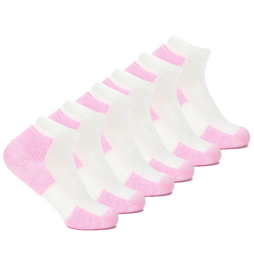 Thorlos DWMXW max cushion walking socks in pink for long-distance comfort