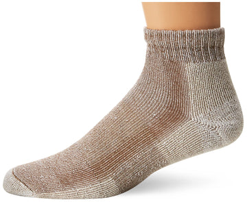 Thorlos LTHMX light hiking ankle sock in walnut offered for trail comfort