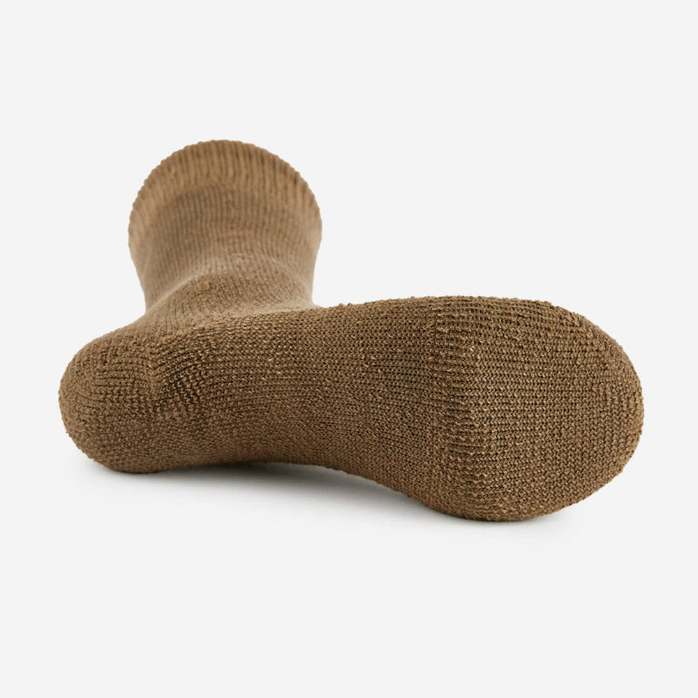 Close-up of Thor-Lon fibers on Thorlos MCB Combat sock for softness and moisture-wicking