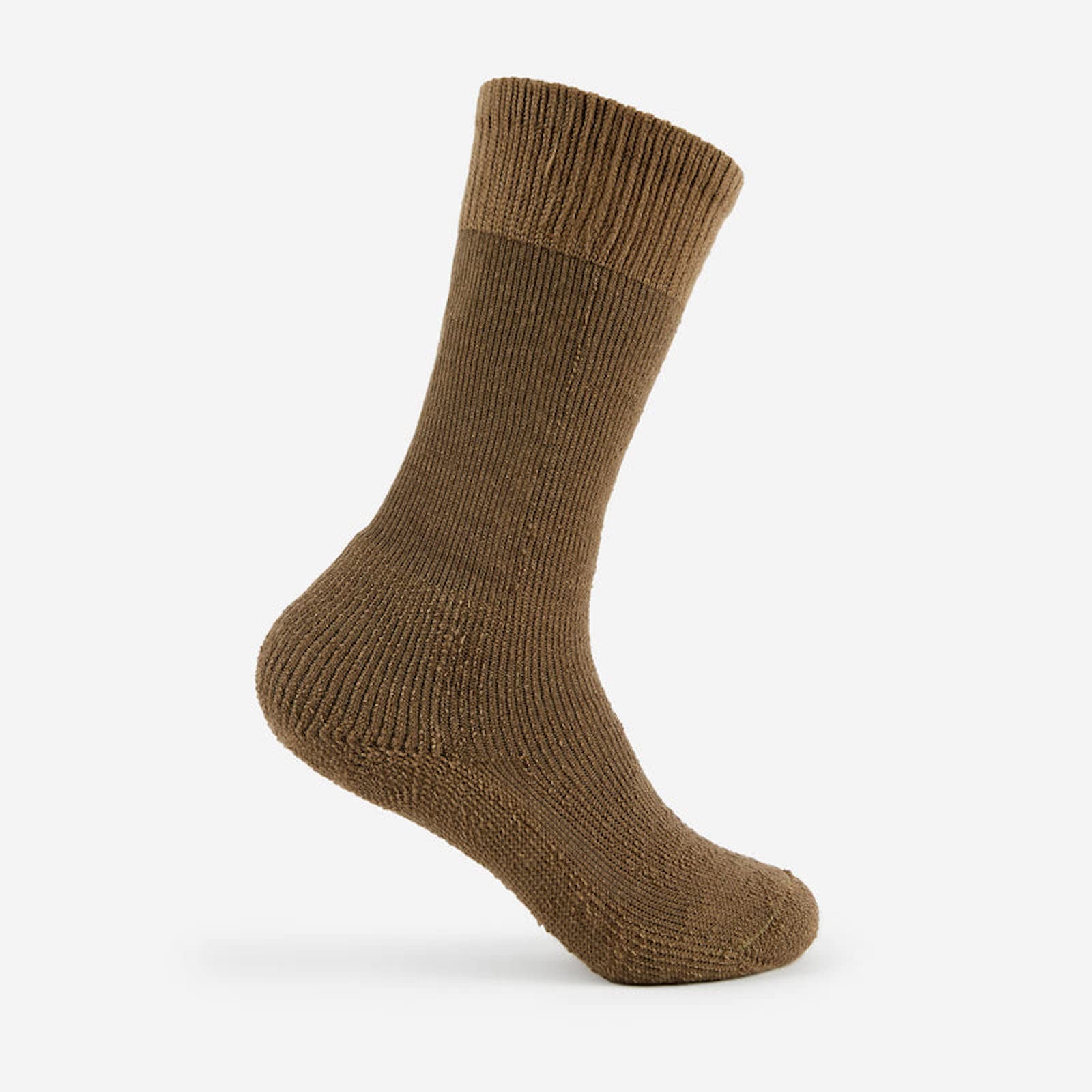 USA-made Thorlos MCB Combat sock label signaling durable quality