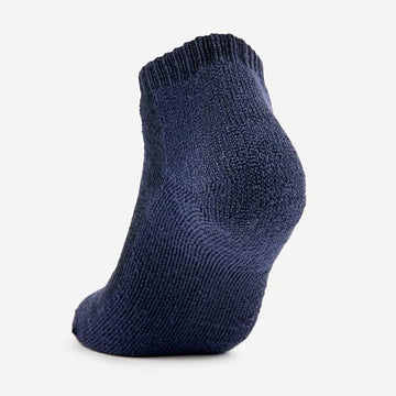 Thorlos men's hiking moderate cushion low cut, detail pad, reduced pressure on feet during hikes.