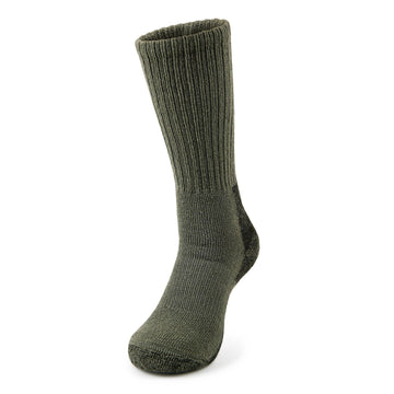 Thorlos tactical boot mid-calf cushioned ball and heel for comfort.