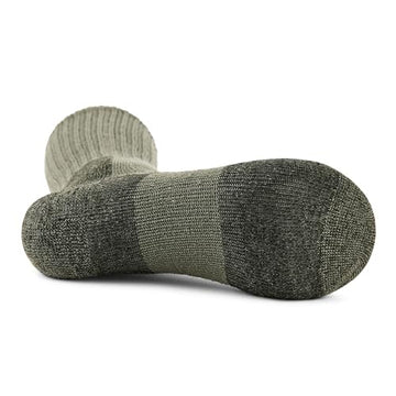 Thorlos tactical boot mid-calf heel padding protects Achilles during wear.