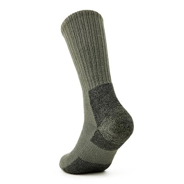 Thorlos tactical boot mid-calf ventilation panel keeps feet dry.