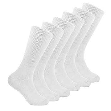 Thorlos unisex walking socks with moderate cushion crew for all-day comfort and moisture control.